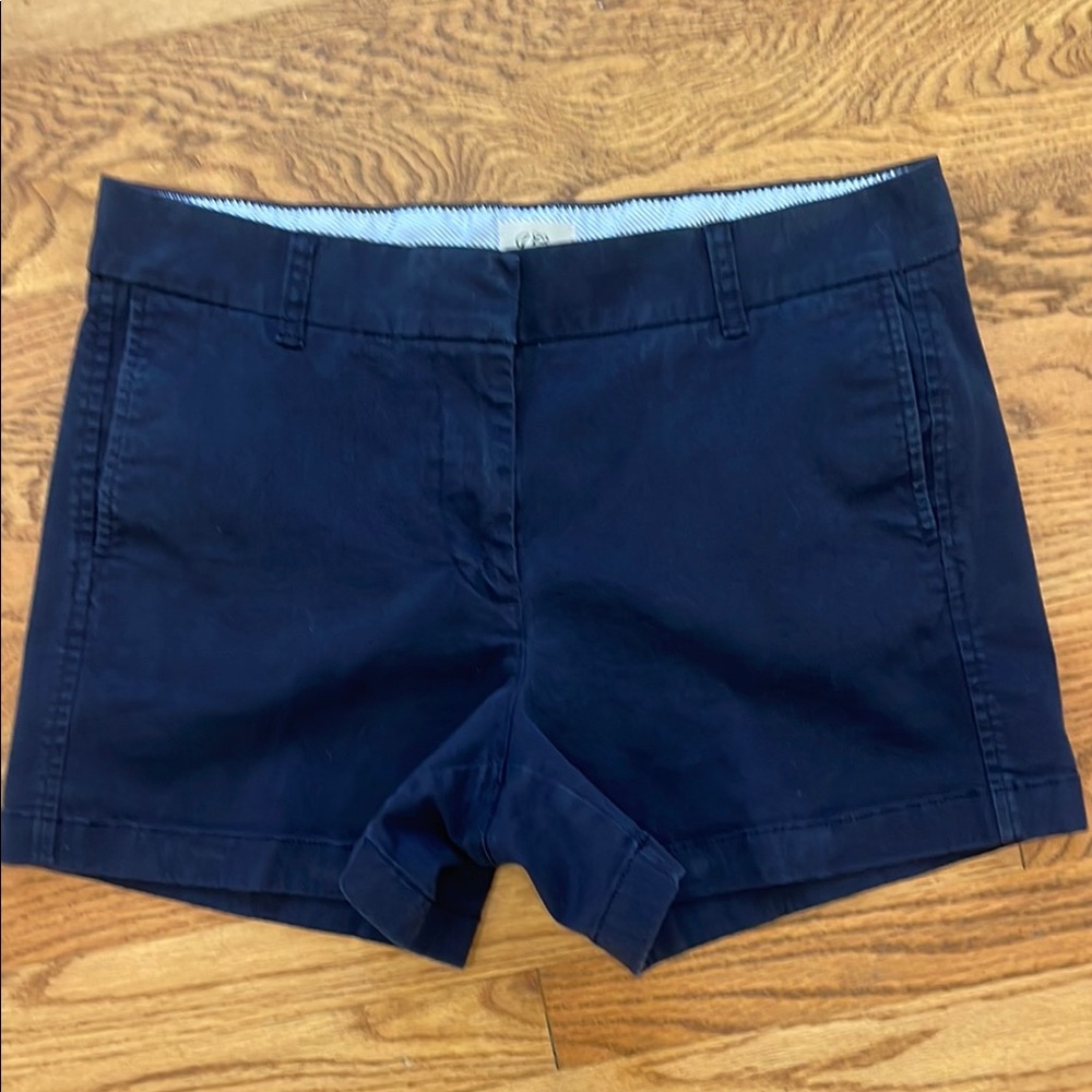 J. Crew Blue Bermuda Shorts Classic Cotton Twill